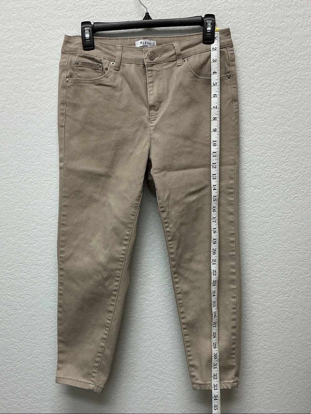 Taupe Ankle Slim Jeans for Women